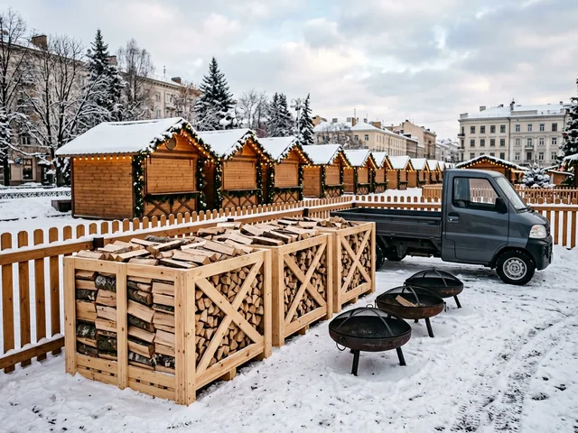 Дрова для ярмарок и городских праздников в Котельниках